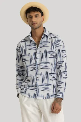 Apex Navy Abstract Shirt