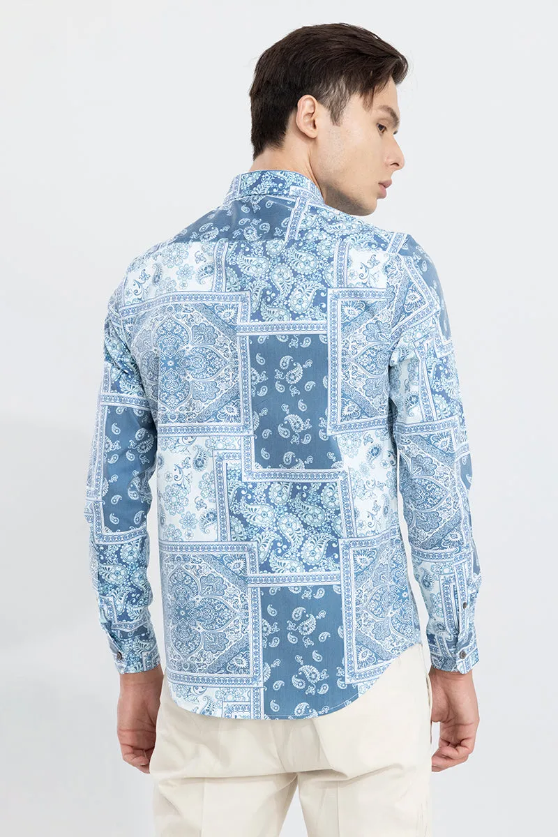 Banquet Paisley Blue Shirt