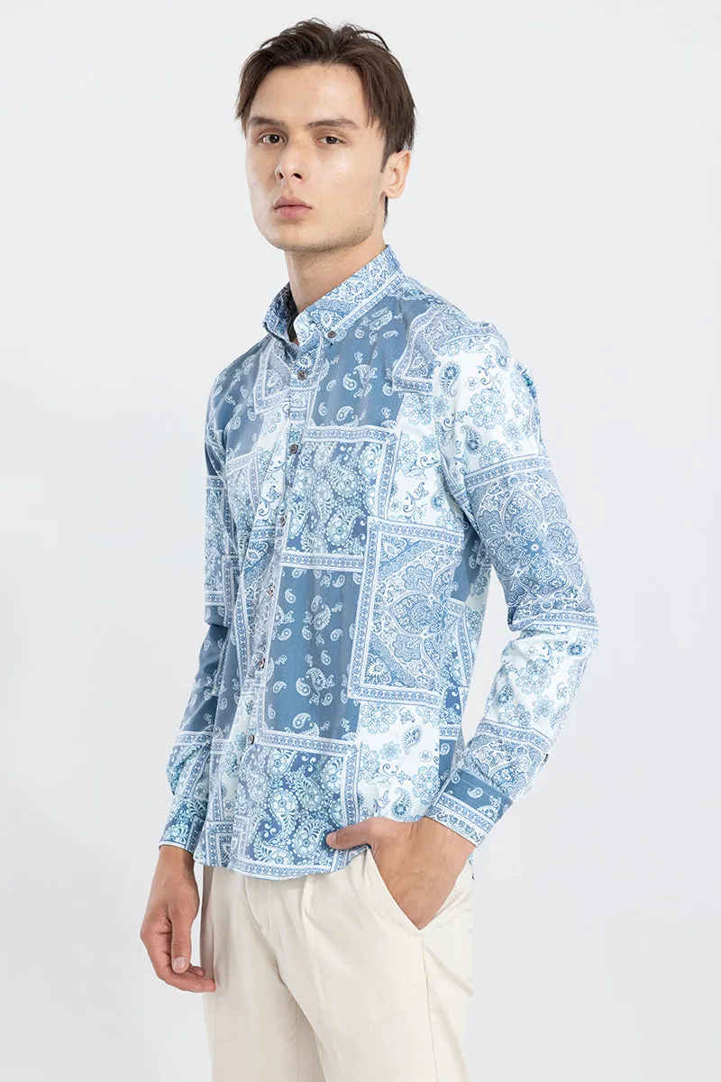 Banquet Paisley Blue Shirt