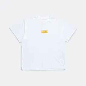 Basic T-Shirt Numbers Motif - Optic White