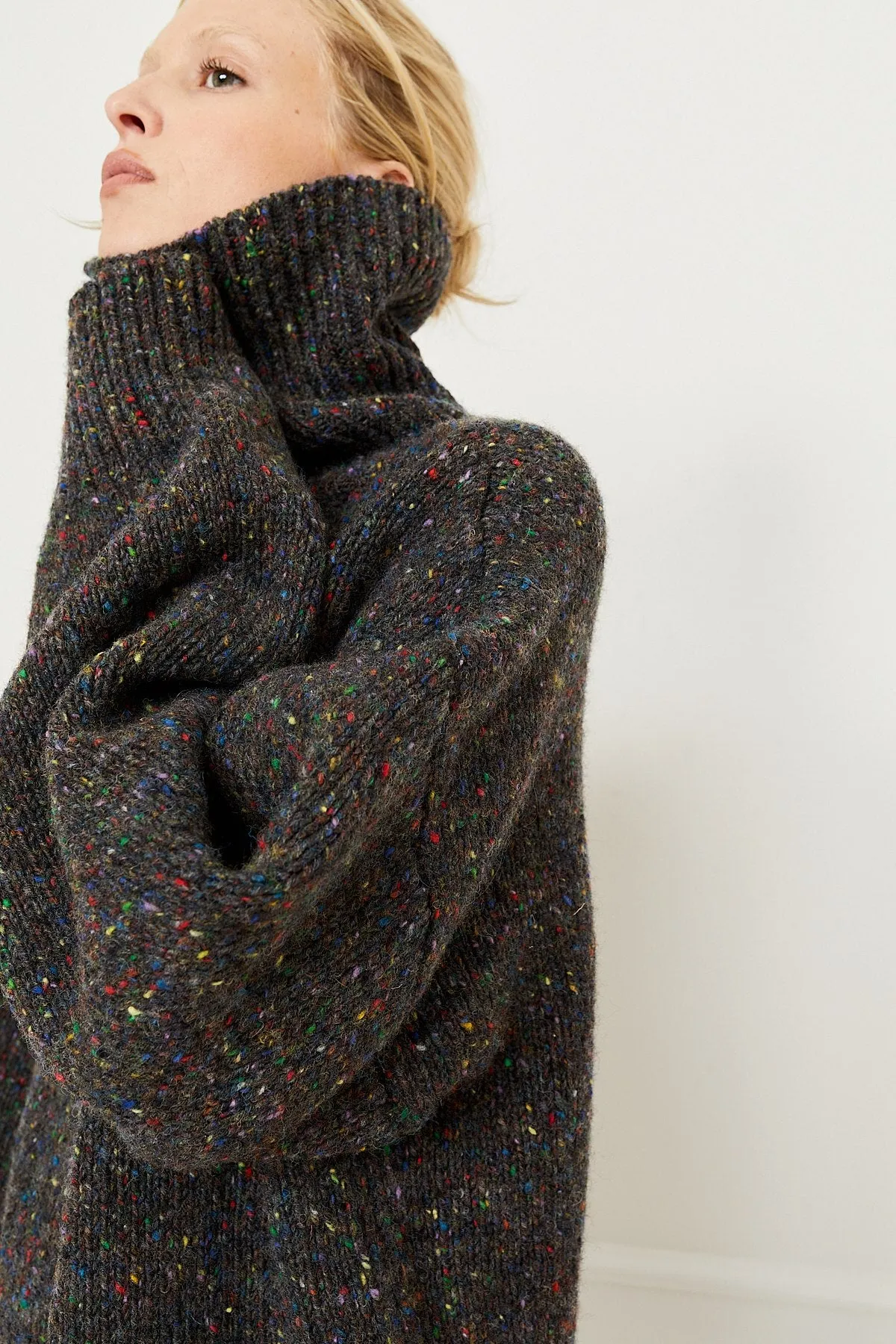 Camilla Sweater — Speckled Grey