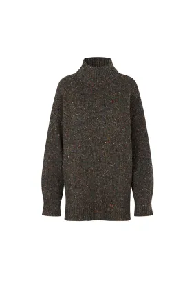 Camilla Sweater — Speckled Grey