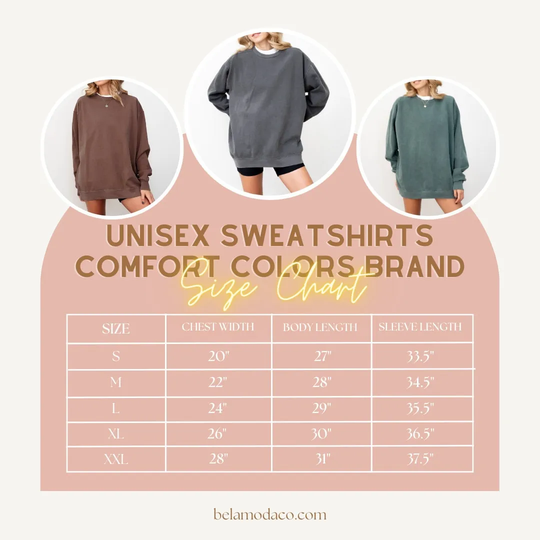 Comfort Colors Checkered Retro Mama Sweatshirt