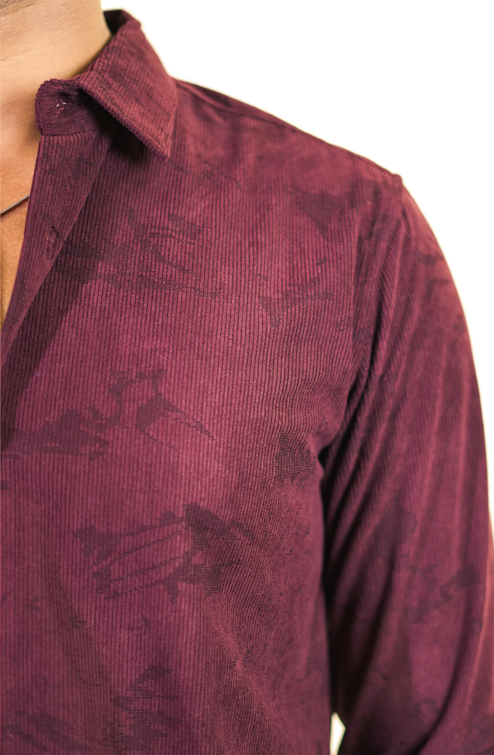 Corduroy Maroon Shirt