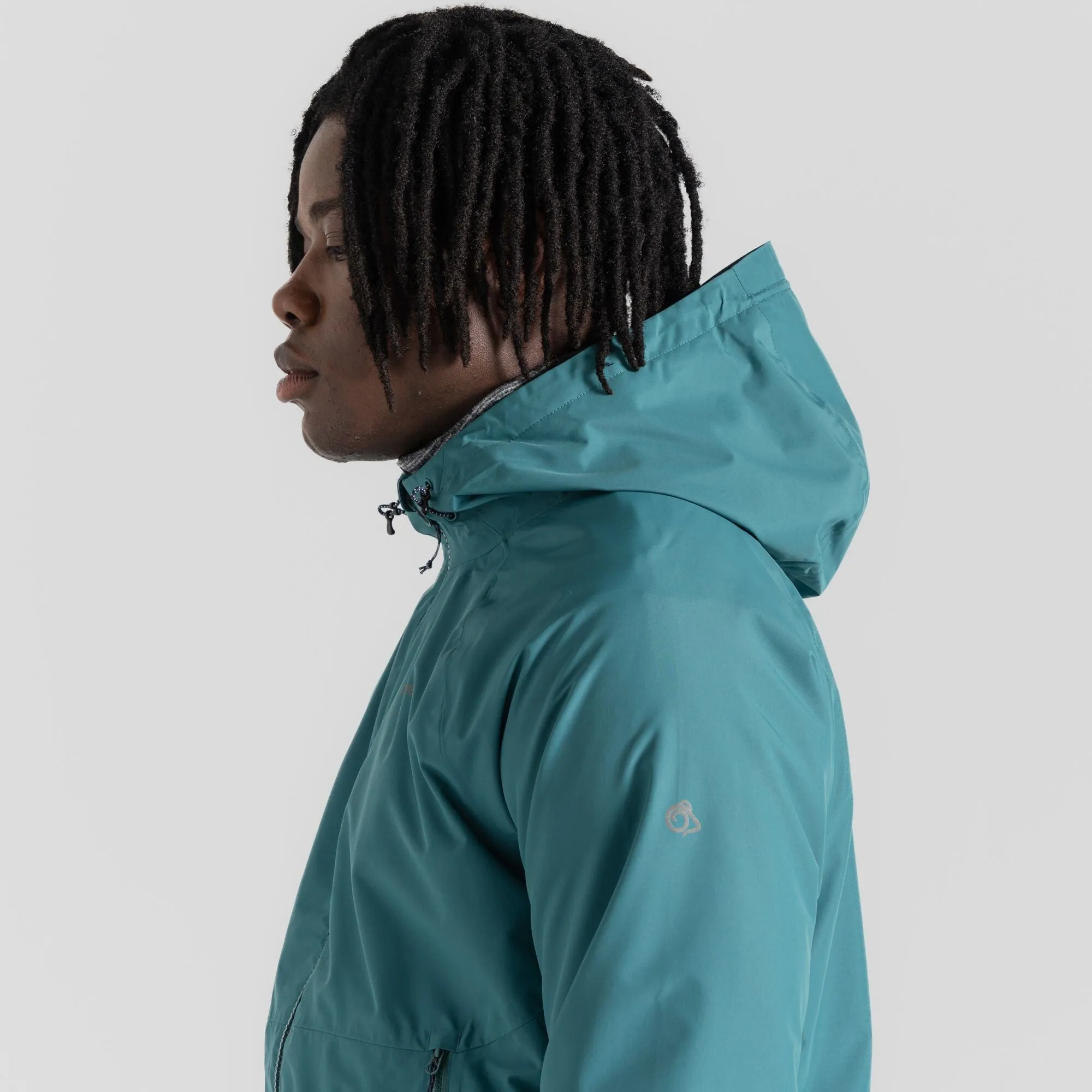 Craghoppers Mens Sebastian Waterproof Breathable Jacket-TEAL