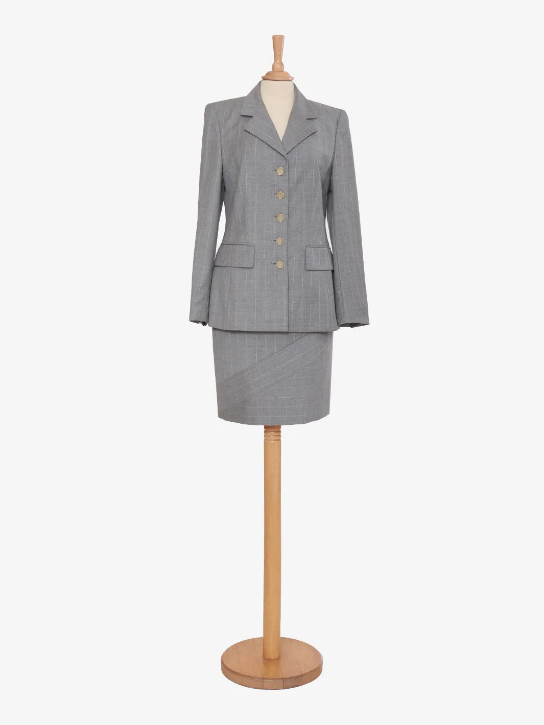 Escada Grey suit in cool wool