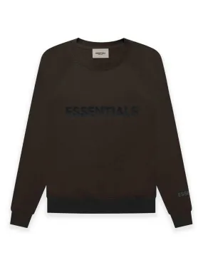 Fear Of God Essentials Applique Logo Crewneck Washed Black [FW20]