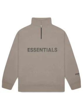 Fear Of God Essentials Half Zip Pullover Taupe [FW20]