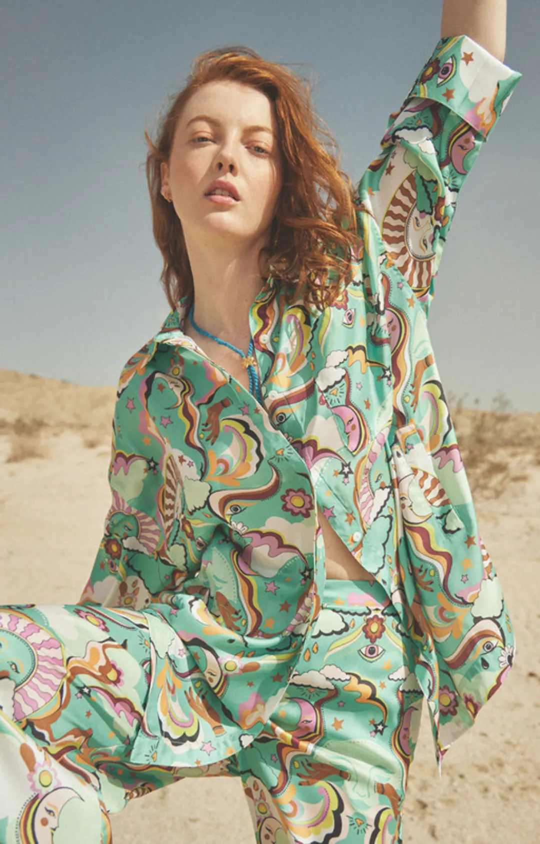 Festival Oversized Shirt - Psychedelic