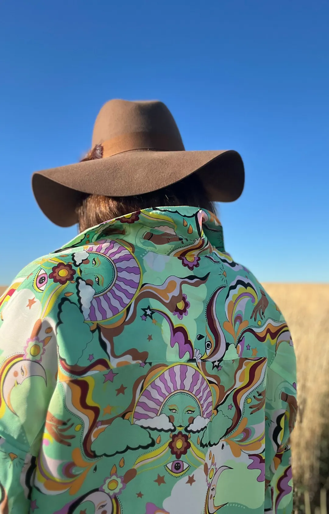 Festival Oversized Shirt - Psychedelic