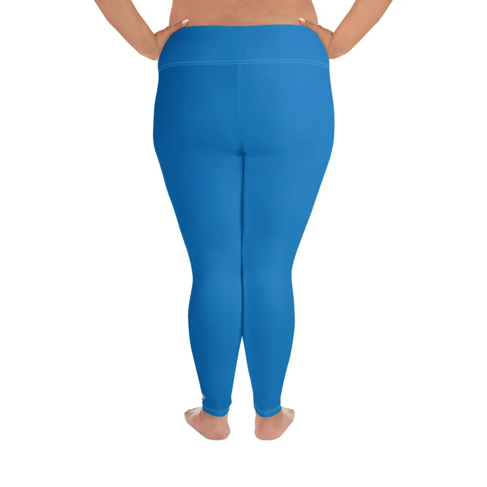 Flawless Fitness: Women's Plus Size Workout Leggings - Azul