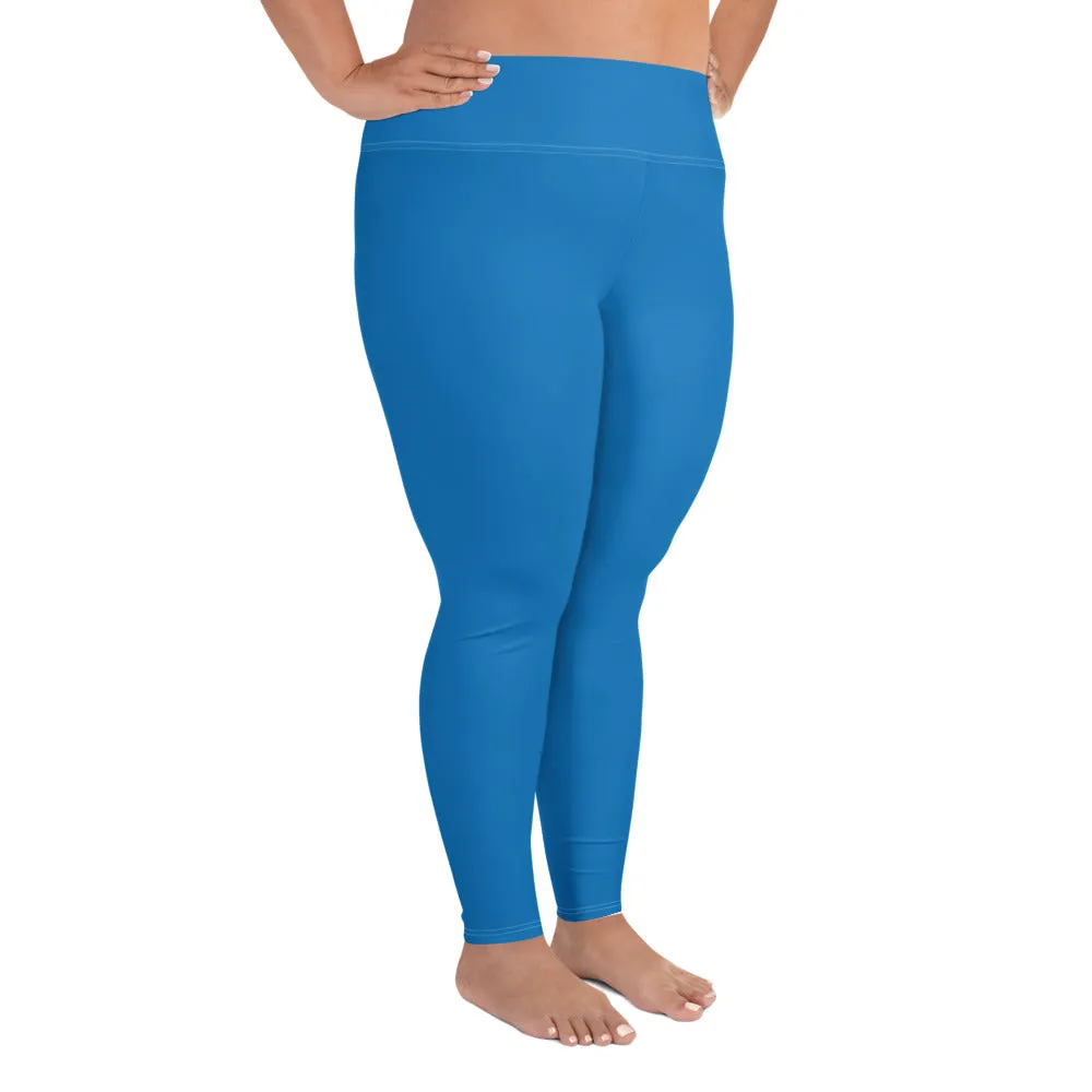 Flawless Fitness: Women's Plus Size Workout Leggings - Azul