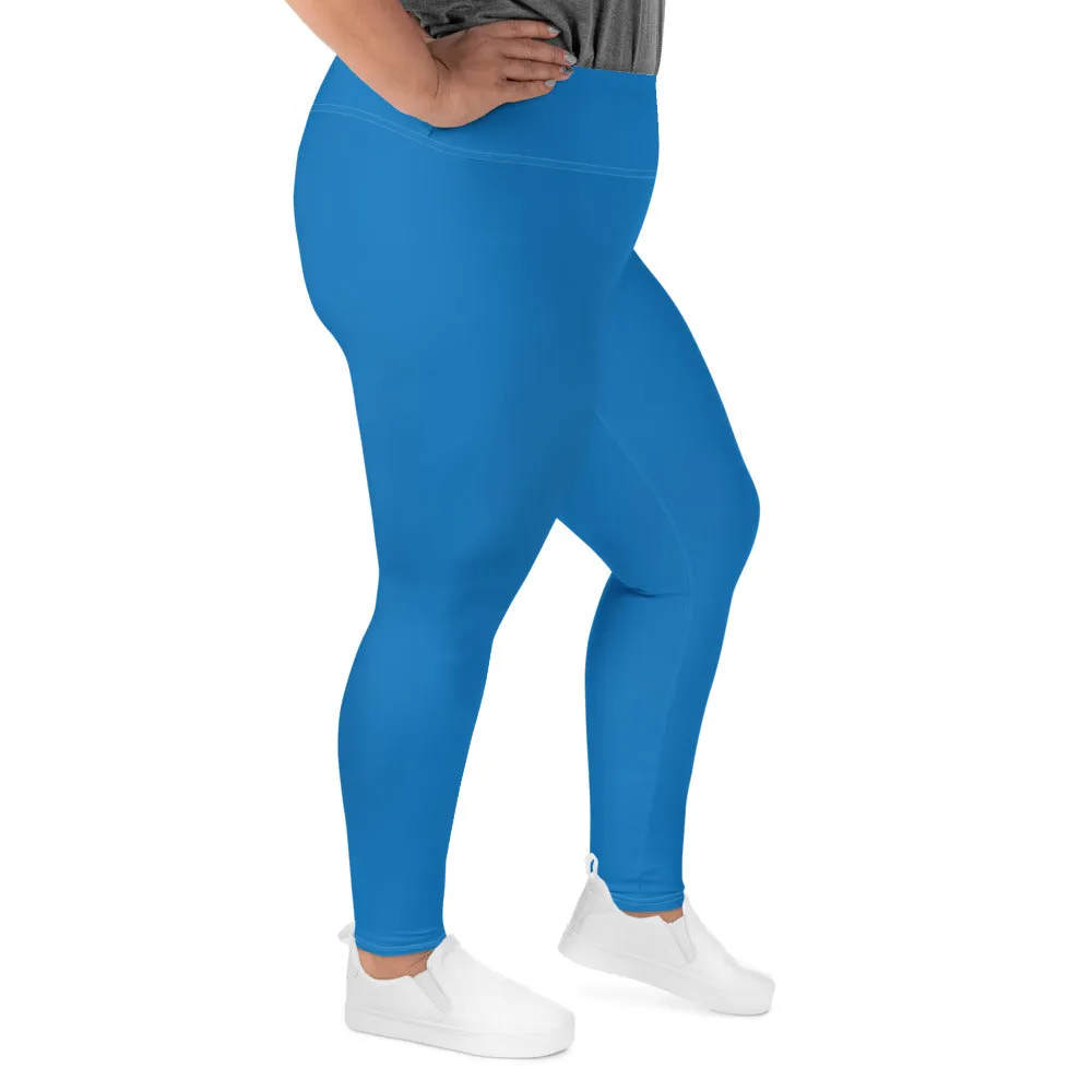 Flawless Fitness: Women's Plus Size Workout Leggings - Azul