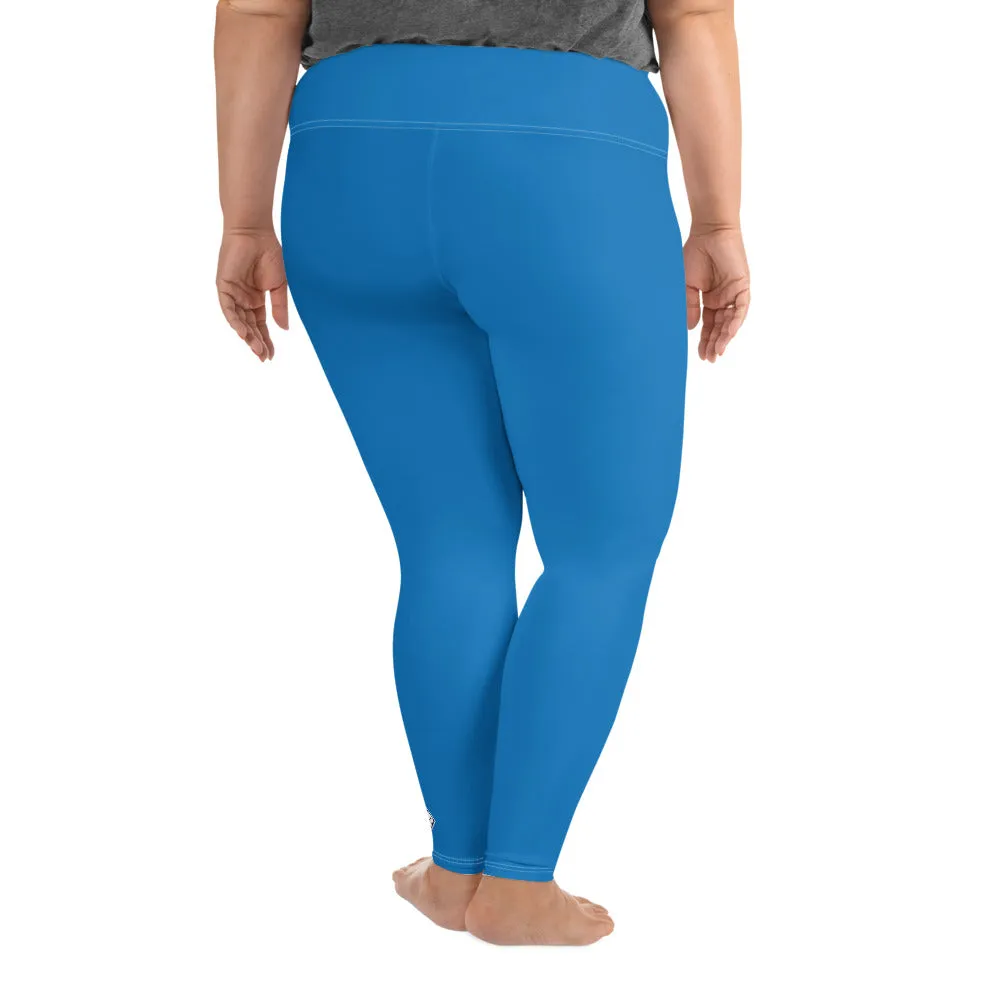 Flawless Fitness: Women's Plus Size Workout Leggings - Azul