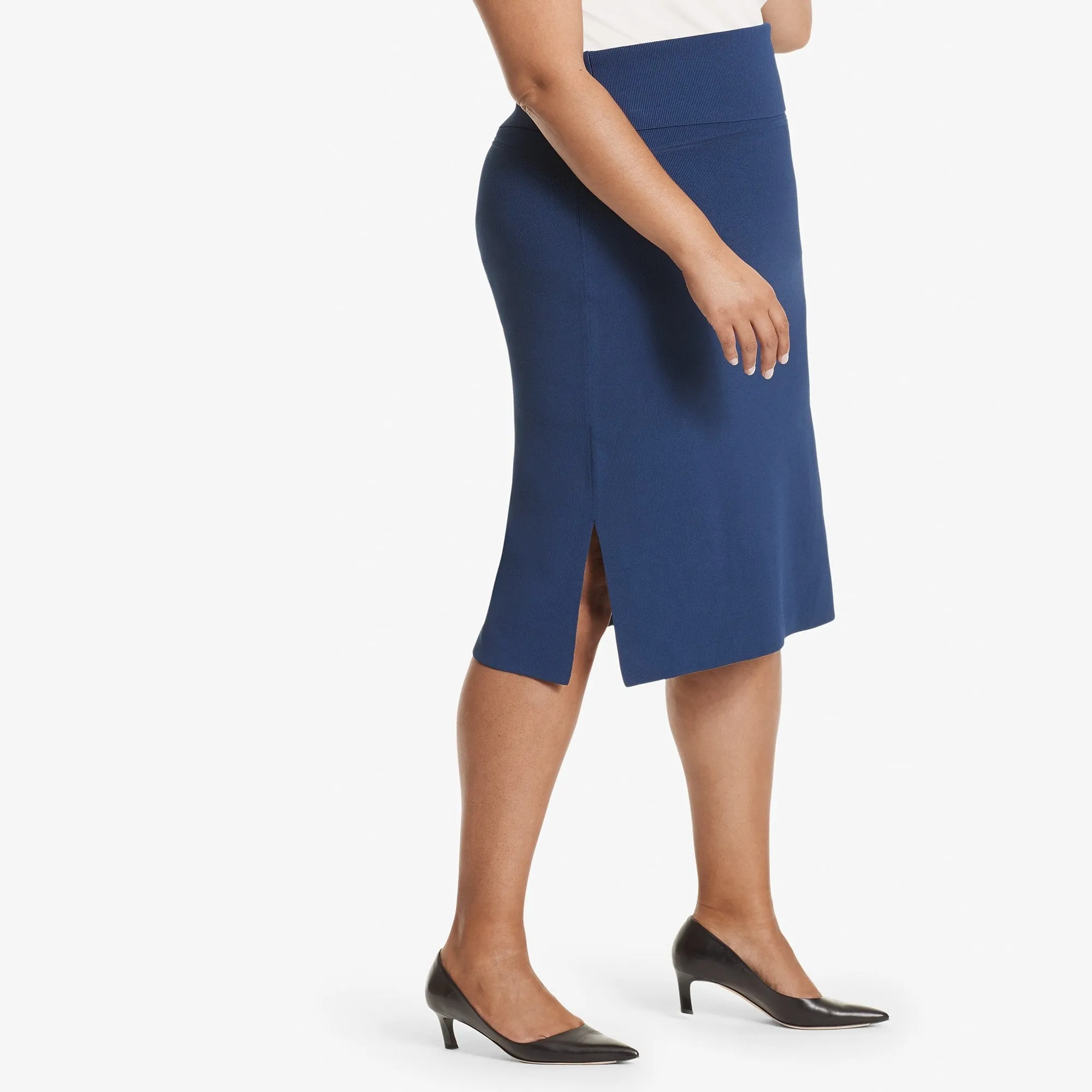 Harlem Skirt - Jardigan Knit :: Regent Blue