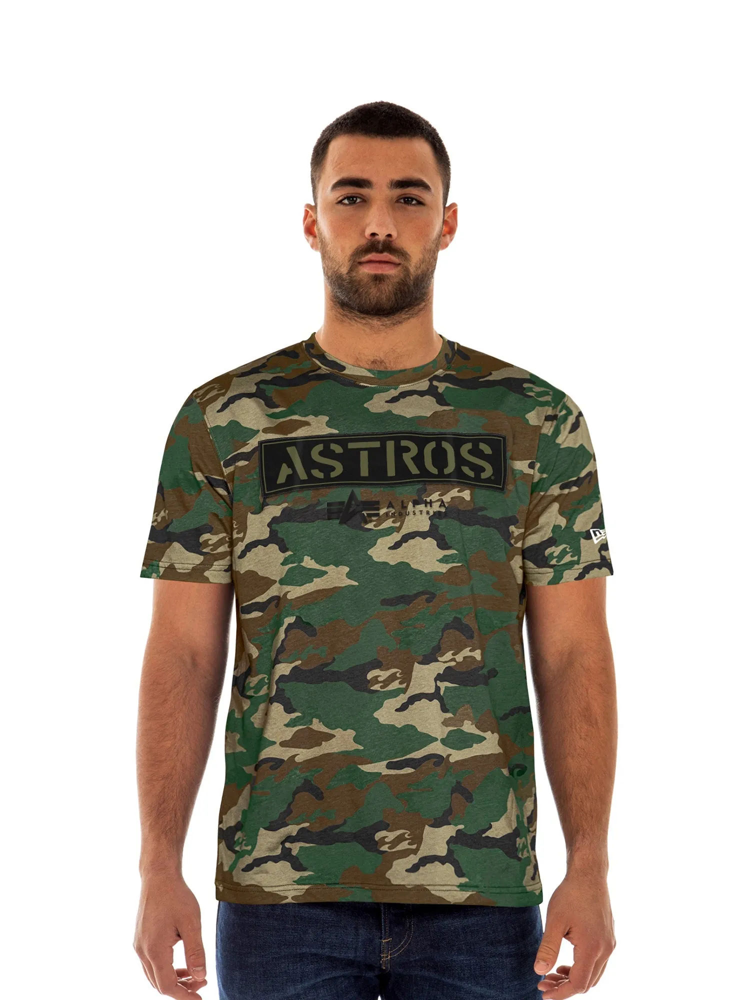 HOUSTON ASTROS X ALPHA X NEW ERA CAMO T-SHIRT