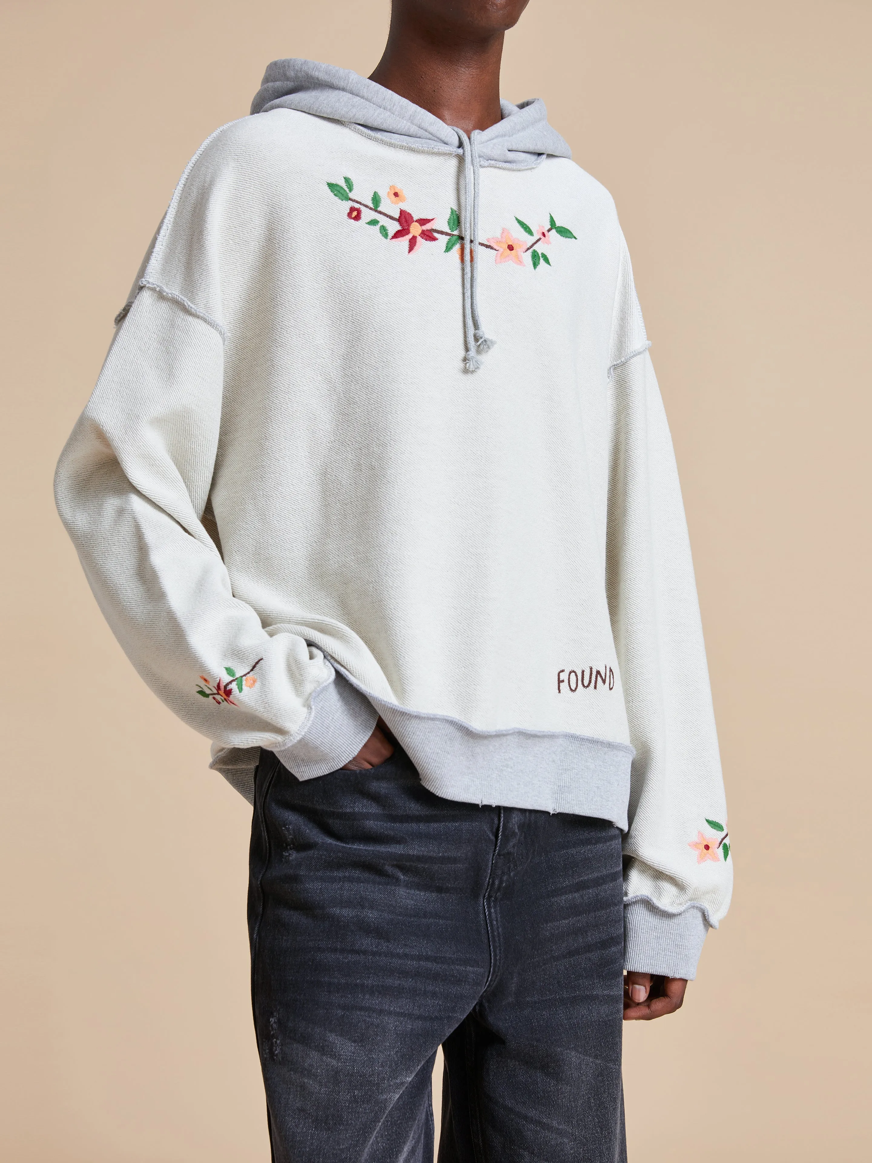 Inverse Flower Petal Hoodie