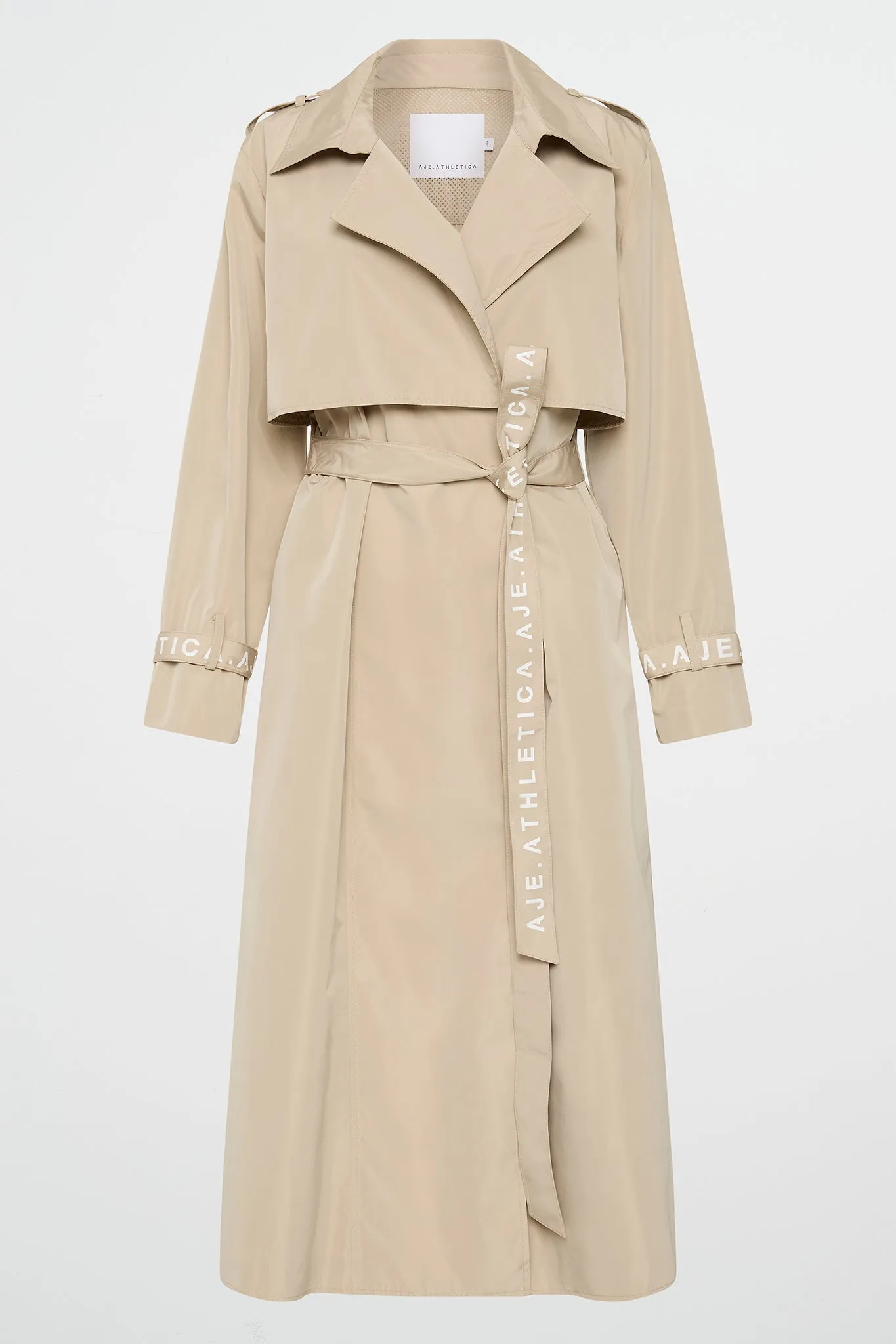 Longline Wrap Trench Coat 705