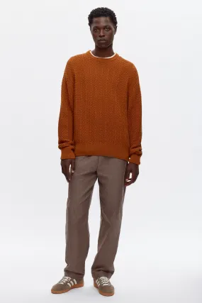 Men's Dahab Rollneck Sweater in Caramel