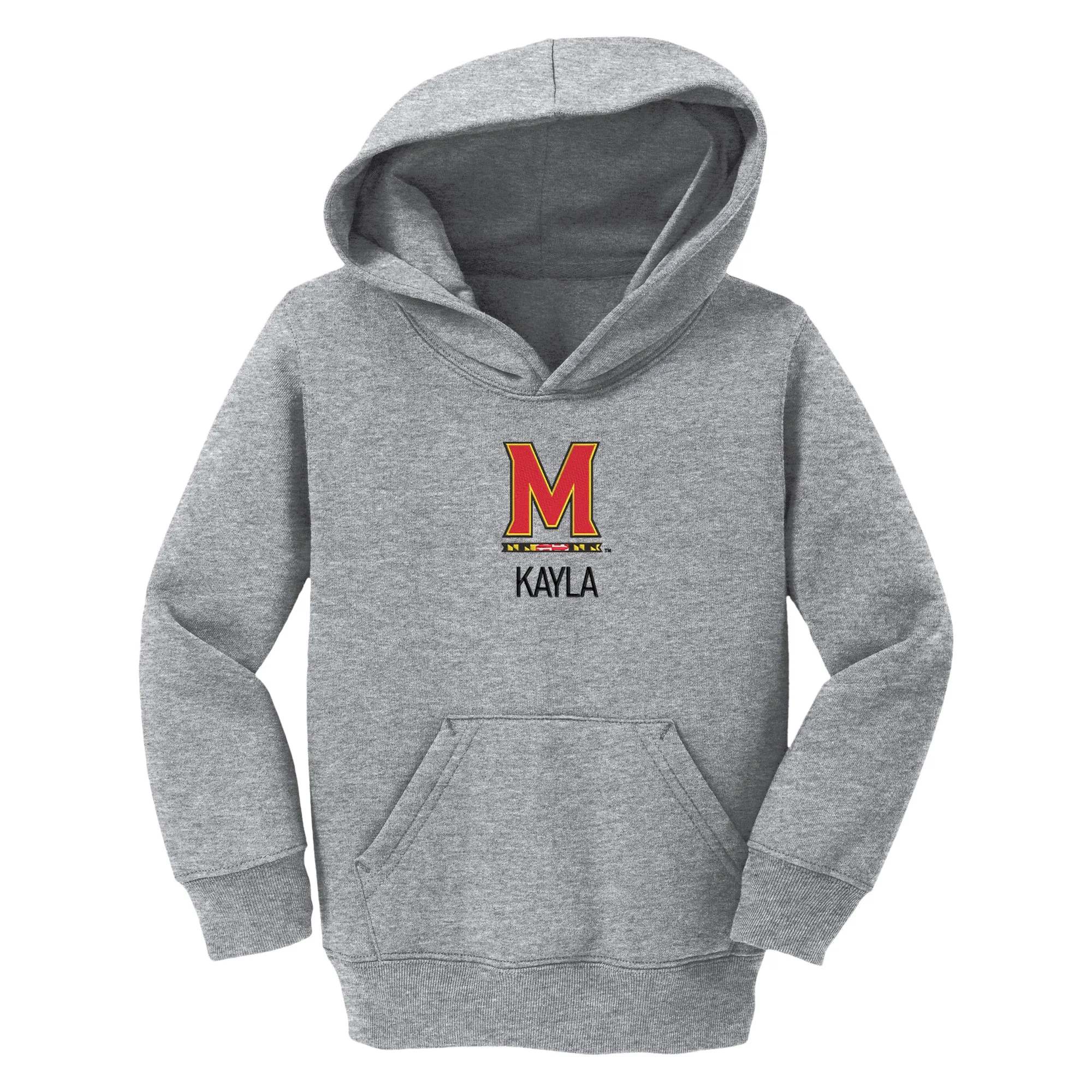 Personalized Maryland Terrapins M Toddler Pullover Sweatshirt