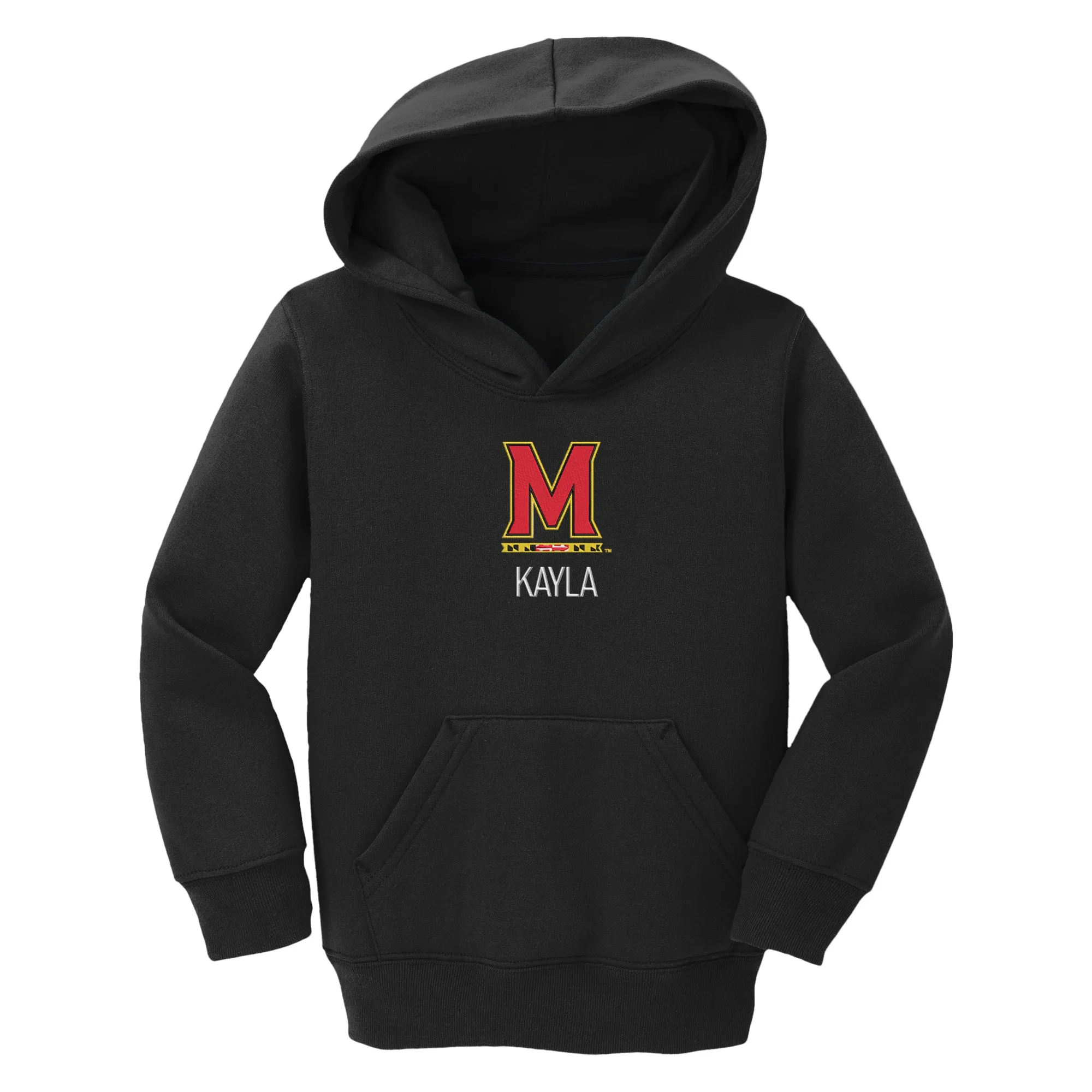 Personalized Maryland Terrapins M Toddler Pullover Sweatshirt