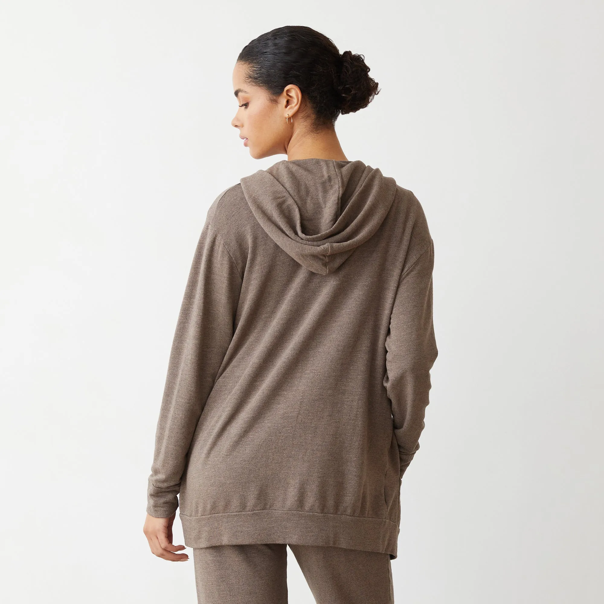 Supersoft Long Zip Up Hoody