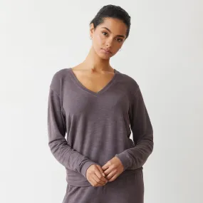 Supersoft V Neck Long Sleeve