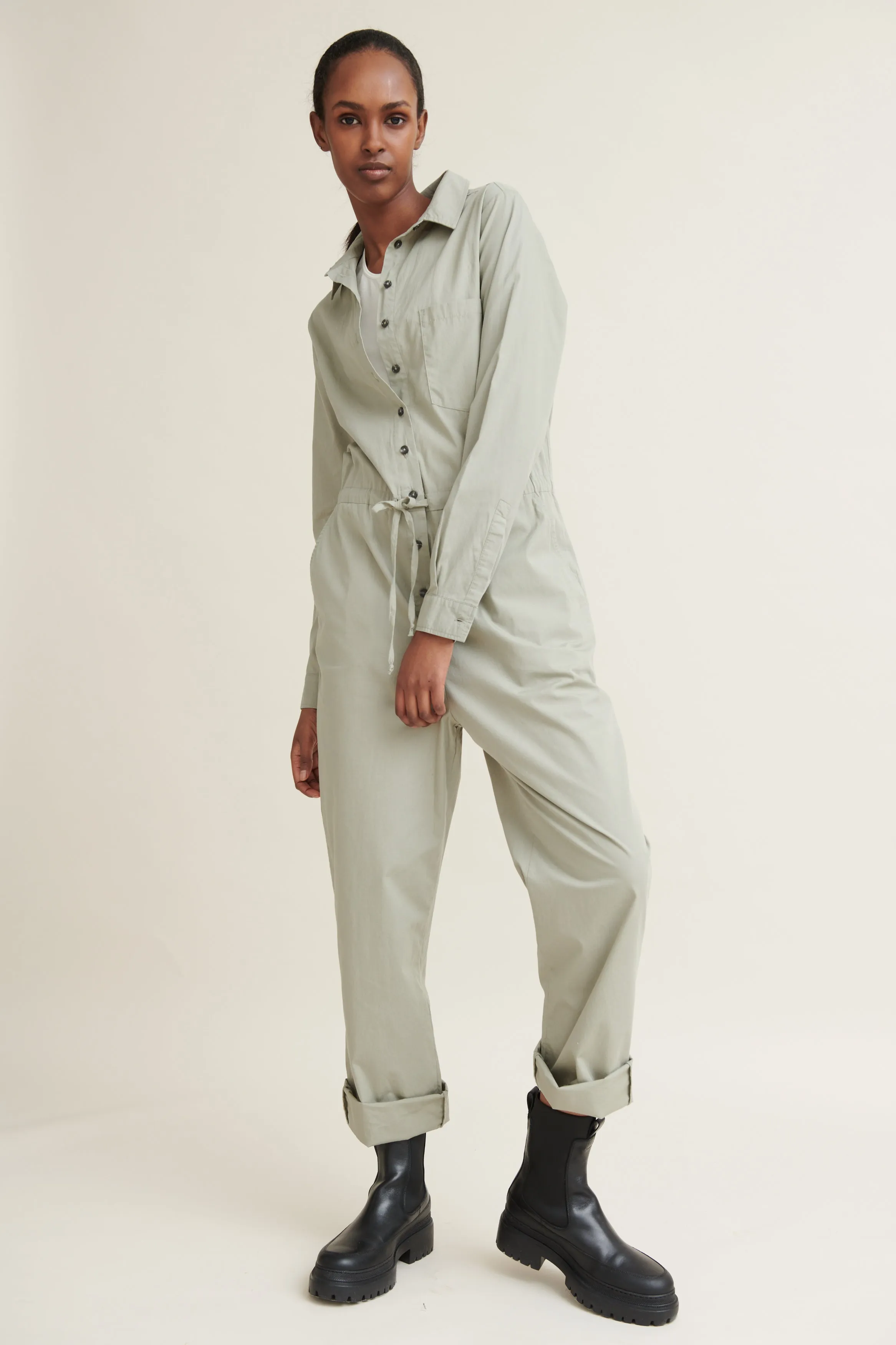 Vilde Jumpsuit - Dried Sage