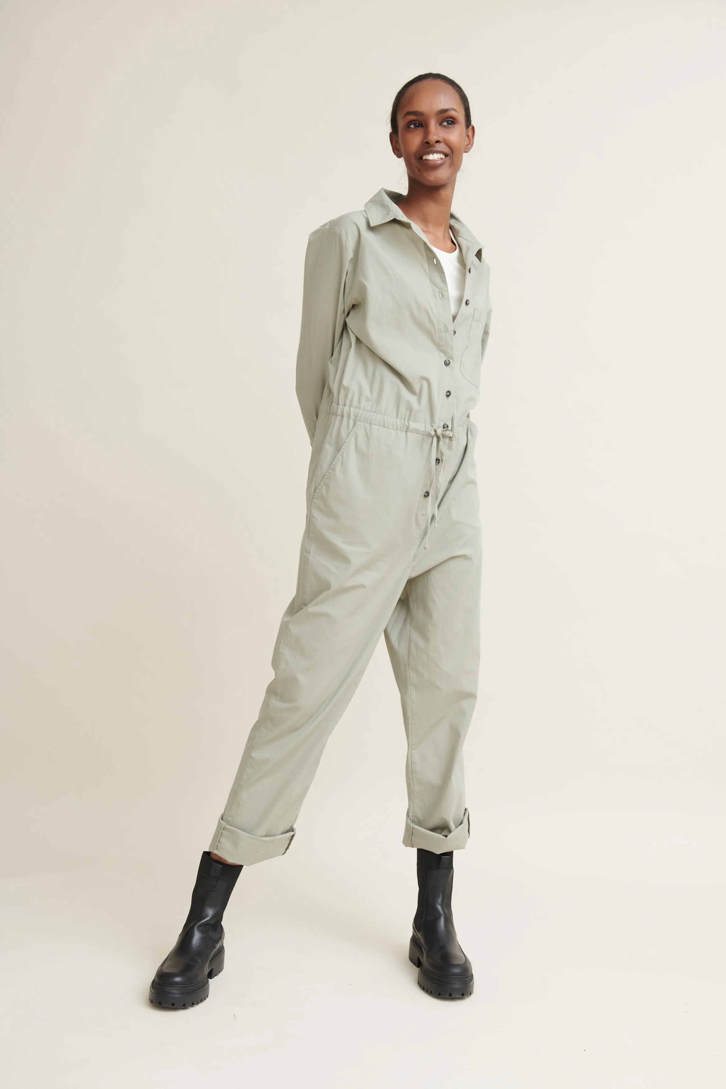 Vilde Jumpsuit - Dried Sage