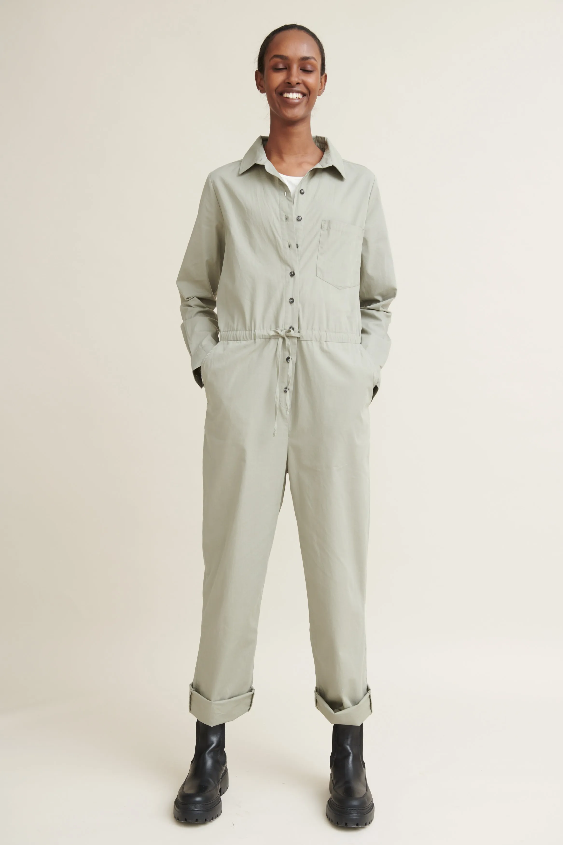 Vilde Jumpsuit - Dried Sage